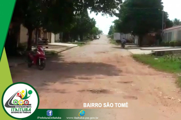 Foto - 14ª E 15ª RUAS DO BAIRRO SÃO TOMÉ SÃO CONTEMPLADAS