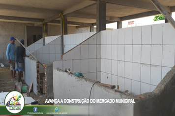 Foto - AVANÇAM AS OBRAS DO MERCADO MUNICIPAL BEIRA RIO