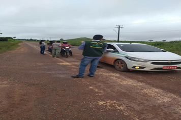 Foto - SEMSA EM AÇÃO- BARREIRAS SANITÁRIAS