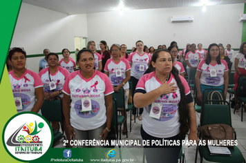 Foto - 2ª CONFERÊNCIA MUNICIPAL DE POLÍTICAS PARA AS MULHERES