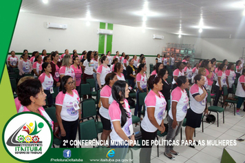 Foto - 2ª CONFERÊNCIA MUNICIPAL DE POLÍTICAS PARA AS MULHERES