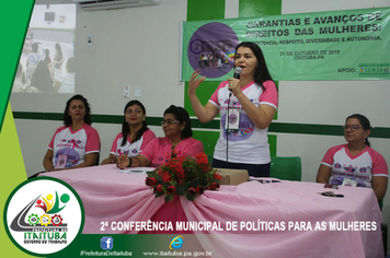 Foto - 2ª CONFERÊNCIA MUNICIPAL DE POLÍTICAS PARA AS MULHERES