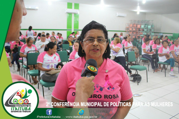 Foto - 2ª CONFERÊNCIA MUNICIPAL DE POLÍTICAS PARA AS MULHERES