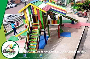 Foto - A ESCOLA MUNICIPAL CASTELO BRANCO