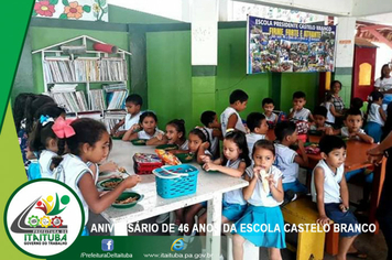 Foto - A ESCOLA MUNICIPAL CASTELO BRANCO