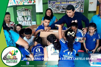 Foto - A ESCOLA MUNICIPAL CASTELO BRANCO