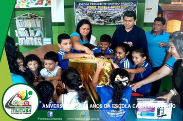 Foto - A ESCOLA MUNICIPAL CASTELO BRANCO