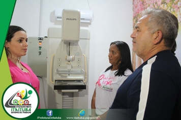 Foto - A SAÚDE DE ITAITUBA RECEBE O OUTUBRO ROSA COM A INAUGURAÇÃO DO MAMÓGRAFO