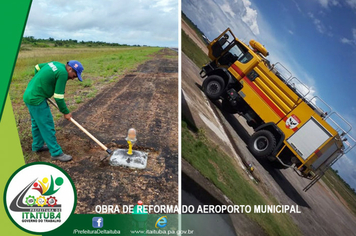 Foto - AEROPORTO DE ITAITUBA RECEBE REFORMAS E ADEQUAÇÕES