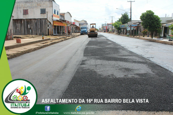 Foto - ASFALTO - 16ª RUA BAIRRO BELA VISTA