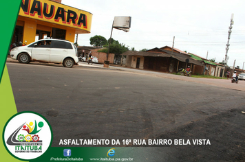 Foto - ASFALTO - 16ª RUA BAIRRO BELA VISTA