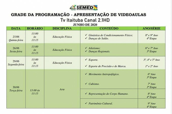 AULAS INICIAM...