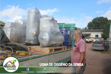 Foto - CHEGA A ITAITUBA O RESTANTE DO MATERIAL PARA CONCLUIR