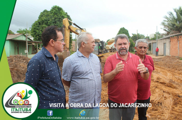 Foto - CONCLUÍDO MAIS DE 70% DA OBRA SUBTERRÂNEA DA LAGOA DO JACAREZINHO