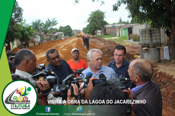 Foto - CONCLUÍDO MAIS DE 70% DA OBRA SUBTERRÂNEA DA LAGOA DO JACAREZINHO