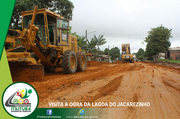 Foto - CONCLUÍDO MAIS DE 70% DA OBRA SUBTERRÂNEA DA LAGOA DO JACAREZINHO