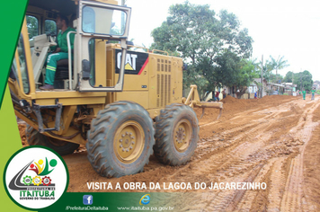 Foto - CONCLUÍDO MAIS DE 70% DA OBRA SUBTERRÂNEA DA LAGOA DO JACAREZINHO