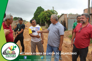 Foto - CONCLUÍDO MAIS DE 70% DA OBRA SUBTERRÂNEA DA LAGOA DO JACAREZINHO