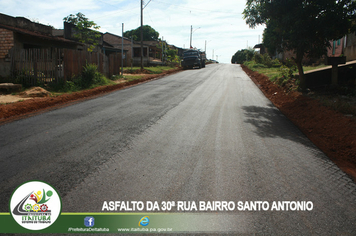 Foto - CONCLUÍDO O ASFALTAMENTO DA 30ª RUA BAIRRO SANTO ANTÔNIO