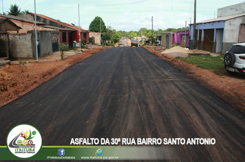 Foto - CONCLUÍDO O ASFALTAMENTO DA 30ª RUA BAIRRO SANTO ANTÔNIO