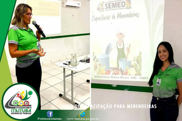 Foto - CURSO DE CAPACITAÇÃO PARA MERENDEIRAS