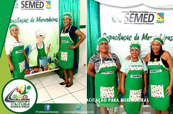 Foto - CURSO DE CAPACITAÇÃO PARA MERENDEIRAS