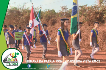 Foto - DESFILE ESCOLAR NA COMUNIDADE BOA VISTA (KM 28)
