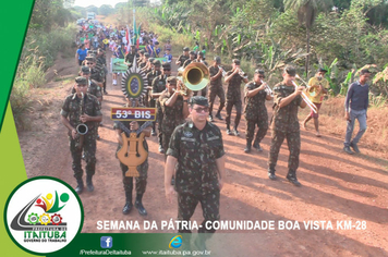 Foto - DESFILE ESCOLAR NA COMUNIDADE BOA VISTA (KM 28)
