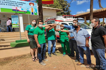 Foto - DISTRITO DE MORAES ALMEIDA RECEBE AMBULÂNCIA O KM