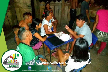 Foto - ENCONTRO DE CAPACITAÇÃO EM ALDEIA INDÍGENA