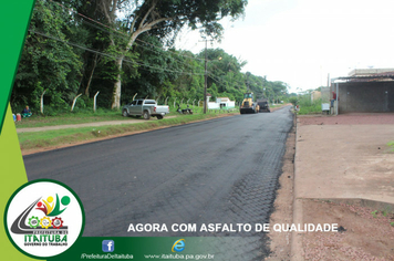 Foto - ESTRADA DO PAREDÃO RECEBE ASFALTAMENTO