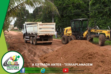 Foto - ESTRADA DO PAREDÃO RECEBE ASFALTAMENTO