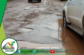Foto - ESTRADA DO PAREDÃO RECEBE ASFALTAMENTO