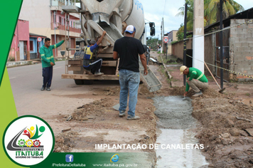 Foto - EXECUÇÃO DE TRABALHOS DE CANALETAS
