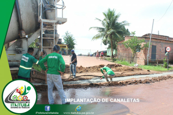 Foto - EXECUÇÃO DE TRABALHOS DE CANALETAS