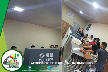 Foto - FUNCIONÁRIOS DO AEROPORTO MUNICIPAL RECEBEM TREINAMENTO