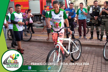 Foto - III PASSEIO CICLÍSTICO PEDALADA PELA VIDA FOI REALIZADO COM ÊXITO