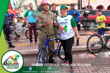 Foto - III PASSEIO CICLÍSTICO PEDALADA PELA VIDA FOI REALIZADO COM ÊXITO