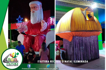 Foto - ITAITUBA RECEBEU O NATAL ILUMINADA