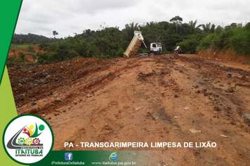 Foto - LIXÃO AS MARGENS DA TRANSGARIMPEIRA LIMPO