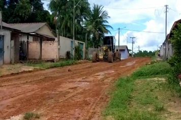 Foto - MELHORIAS NAS VIAS PÚBLICAS DO BAIRRO DA PAZ