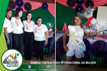 Foto - MULHERES FESTEJA O DIA INTERNACIONAL DA MULHER