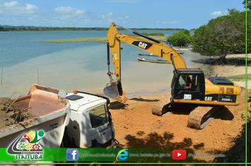 Foto - OBRA DA ORLA DE BARREIRAS COMEÇA