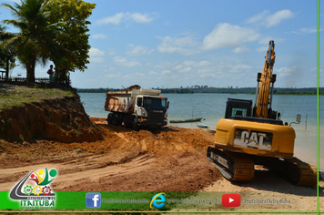 Foto - OBRA DA ORLA DE BARREIRAS COMEÇA