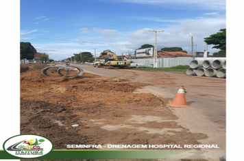 Foto - OBRAS DO SISTEMA DE MACRODRENAGEM ESTÃO DE VENTO EM POLPA