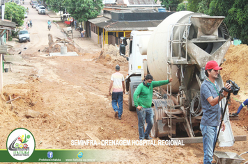 Foto - OBRAS DO SISTEMA DE MACRODRENAGEM ESTÃO DE VENTO EM POLPA