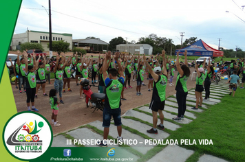 Foto - PARTICIPE DO III PASSEIO CICLÍSTICO