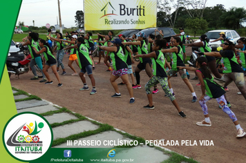 Foto - PARTICIPE DO III PASSEIO CICLÍSTICO