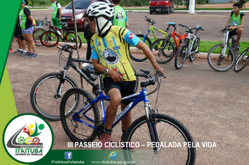 Foto - PARTICIPE DO III PASSEIO CICLÍSTICO