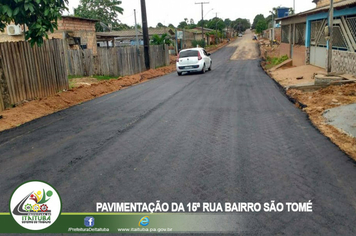 Foto - PAVIMENTAÇÃO DA 15ª RUA BAIRRO SÃO TOMÉ